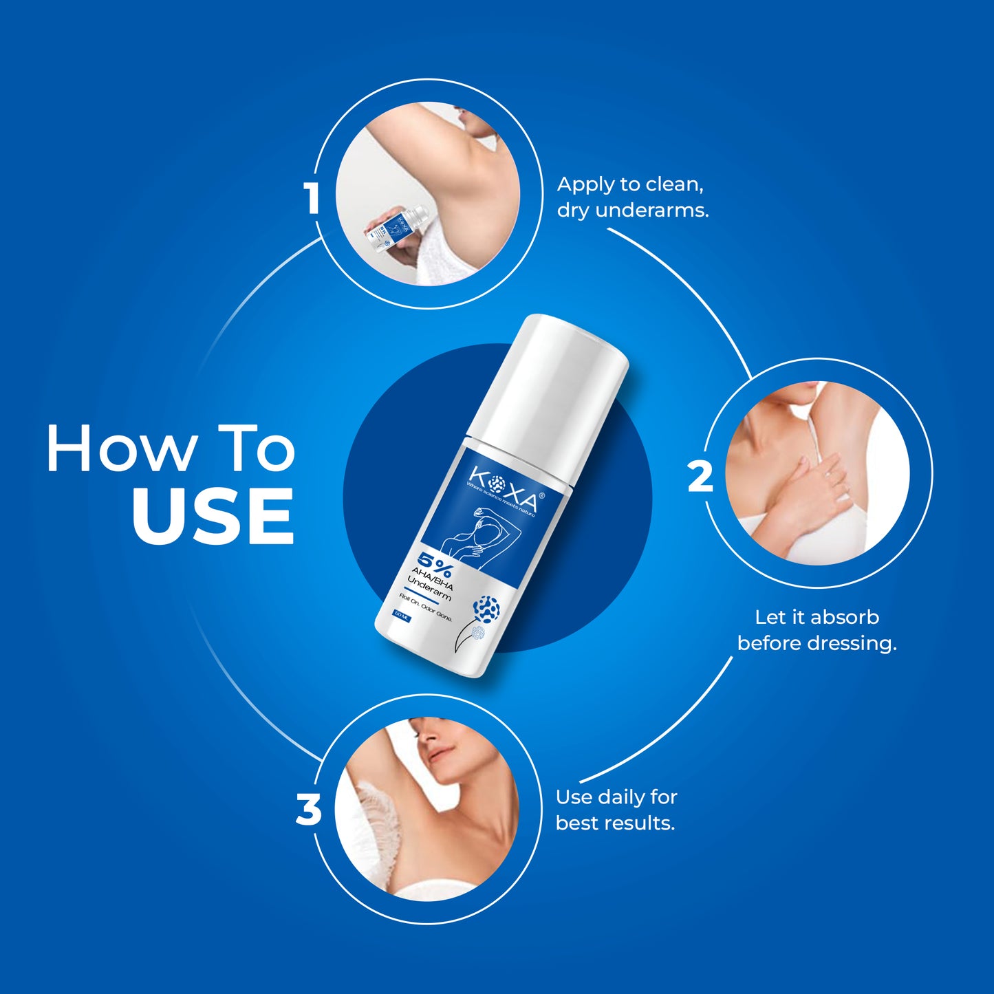 Pairing the AHA BHA roll on with the 5X Ceramide Cleanser for a complete skincare routine