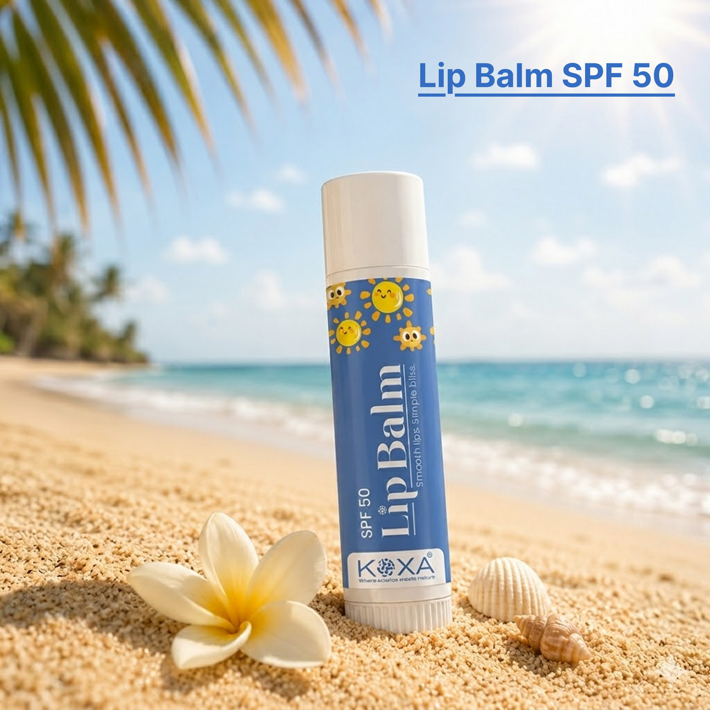 SPF 50 PA+++ Natural Lip Balm for Dry & Discolored Lips