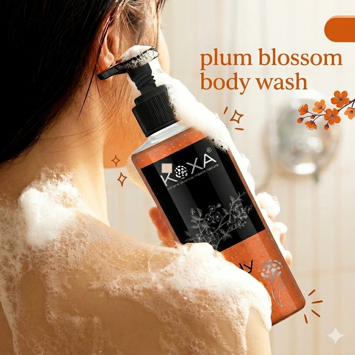 Plum Blossom Body Wash 200ml