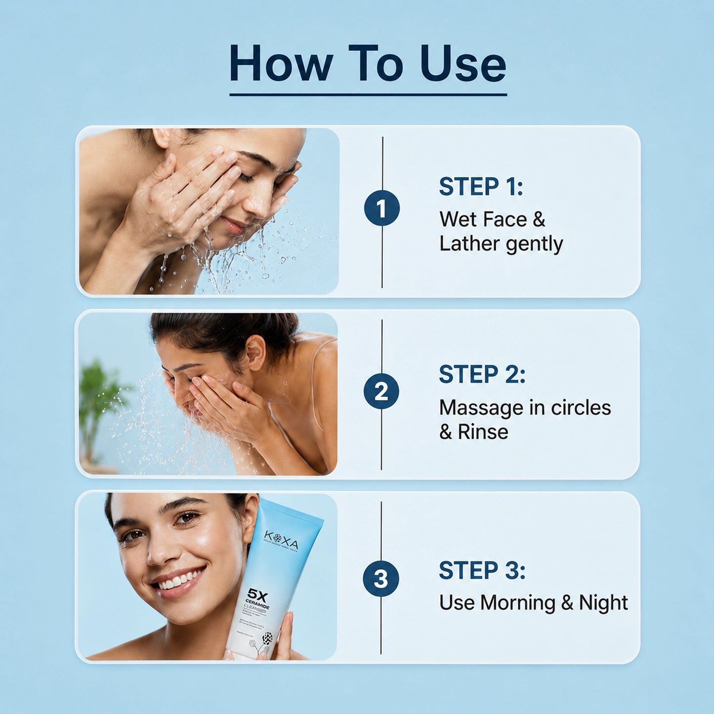 5X Ceramide Face Wash 100ml