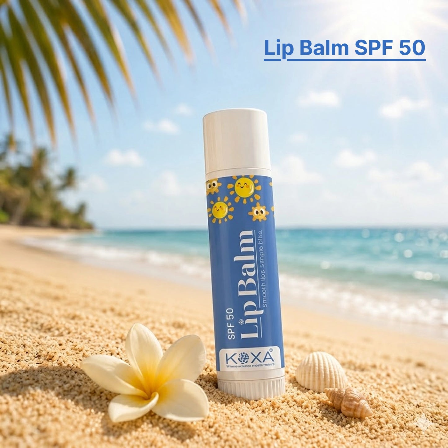 SPF 50 PA+++ Natural Lip Balm for Dry & Discolored Lips