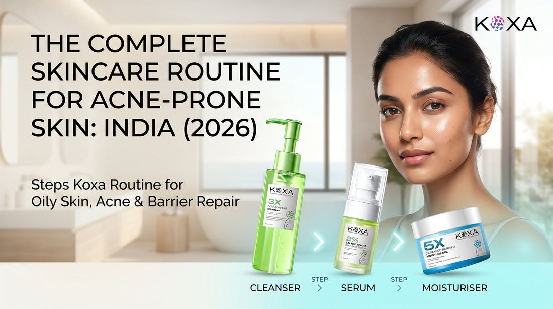 Skincare Routine for Acne-Prone Skin India — 5 Simple Steps