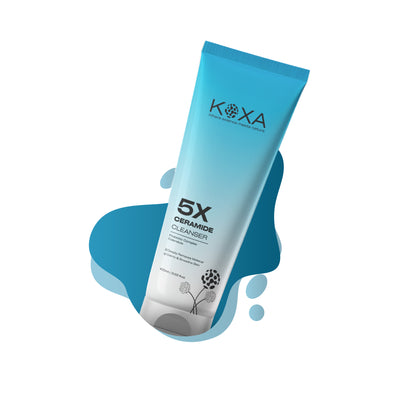 Koxa 5X Ceramide Cleanser — best cleanser for dry skin India pH-balanced barrier-safe face wash