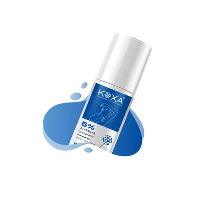 Koxa 5% AHA BHA Underarm Roll-On — underarm care India summer brightening odour control