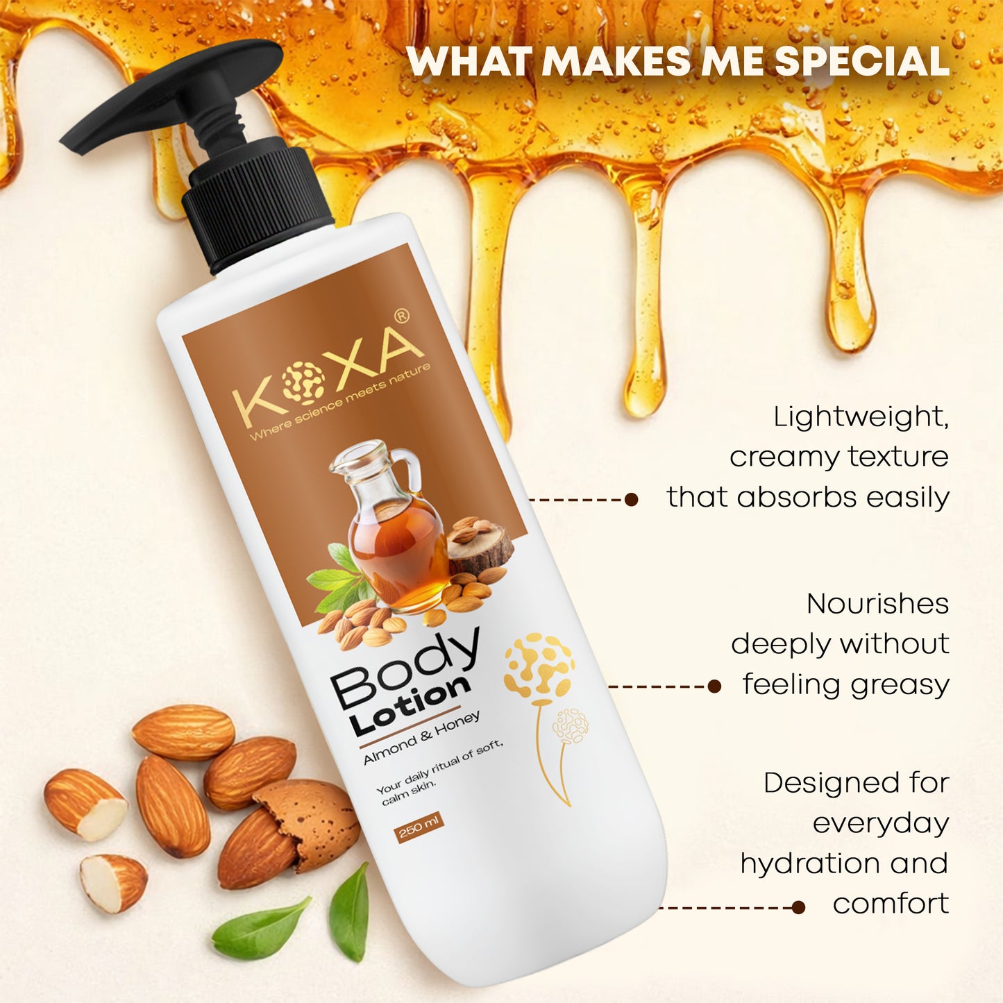 Body Lotion (Almond & Honey)