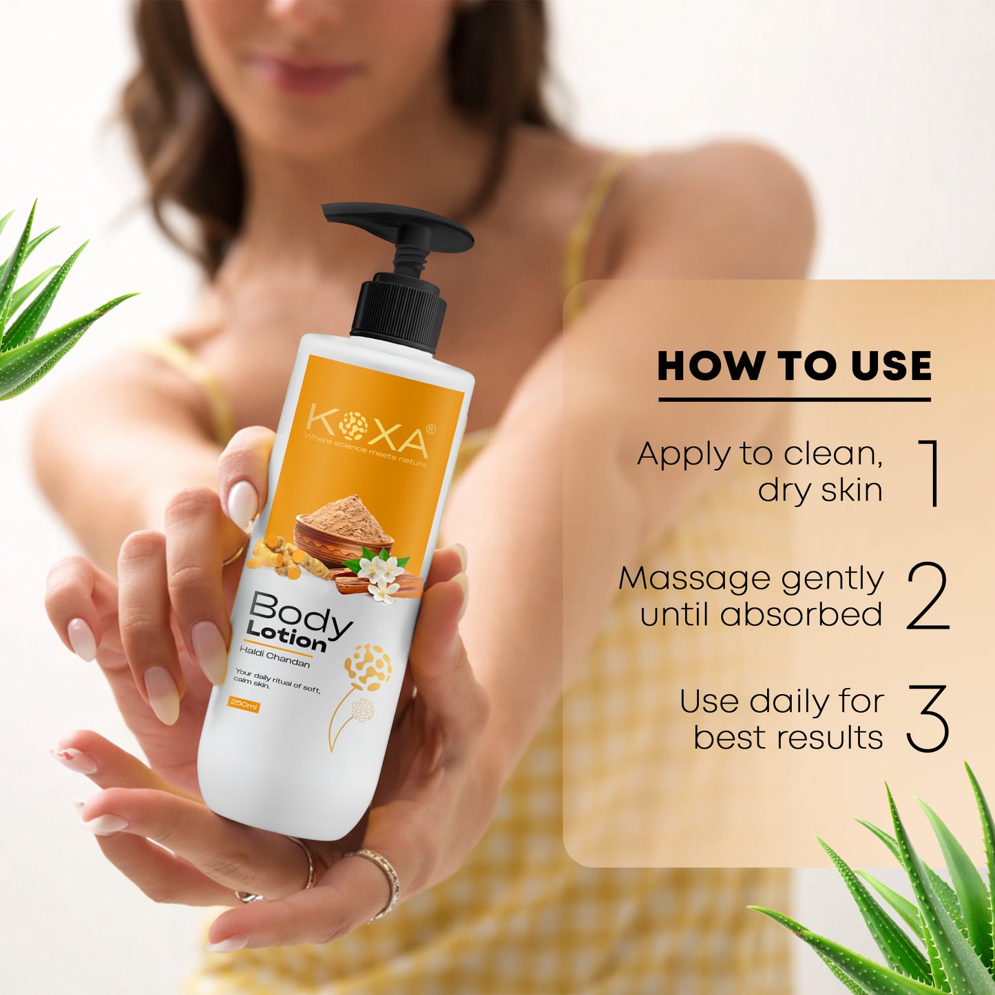 Body Lotion (Haldi Chandan)