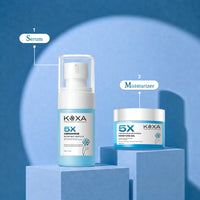 KOXA 5X Ceramide Barrier Serum & Moisturizer Combo | Hydrating Skin Barrier Care for Dry & Sensitive Skin