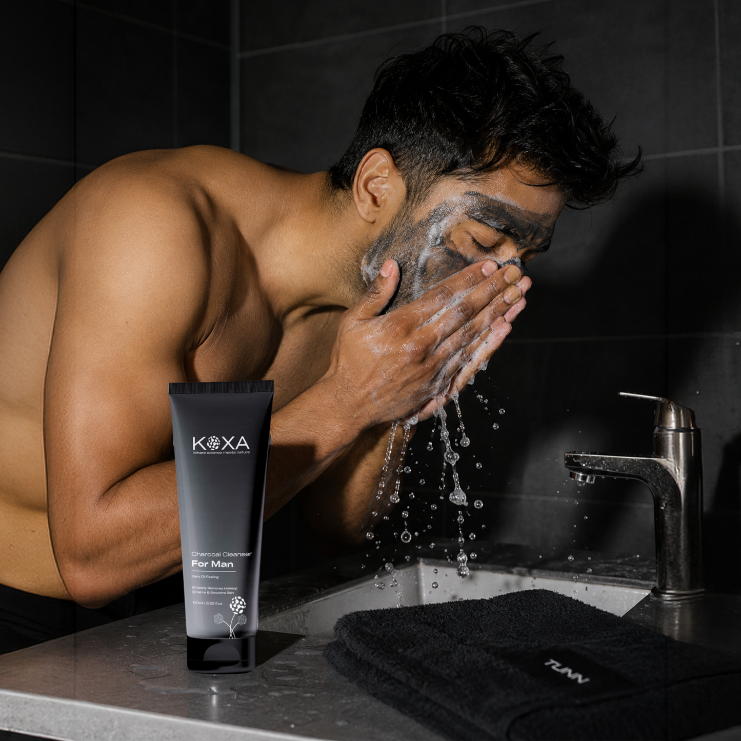 Charcoal Face Wash for Men 100ml