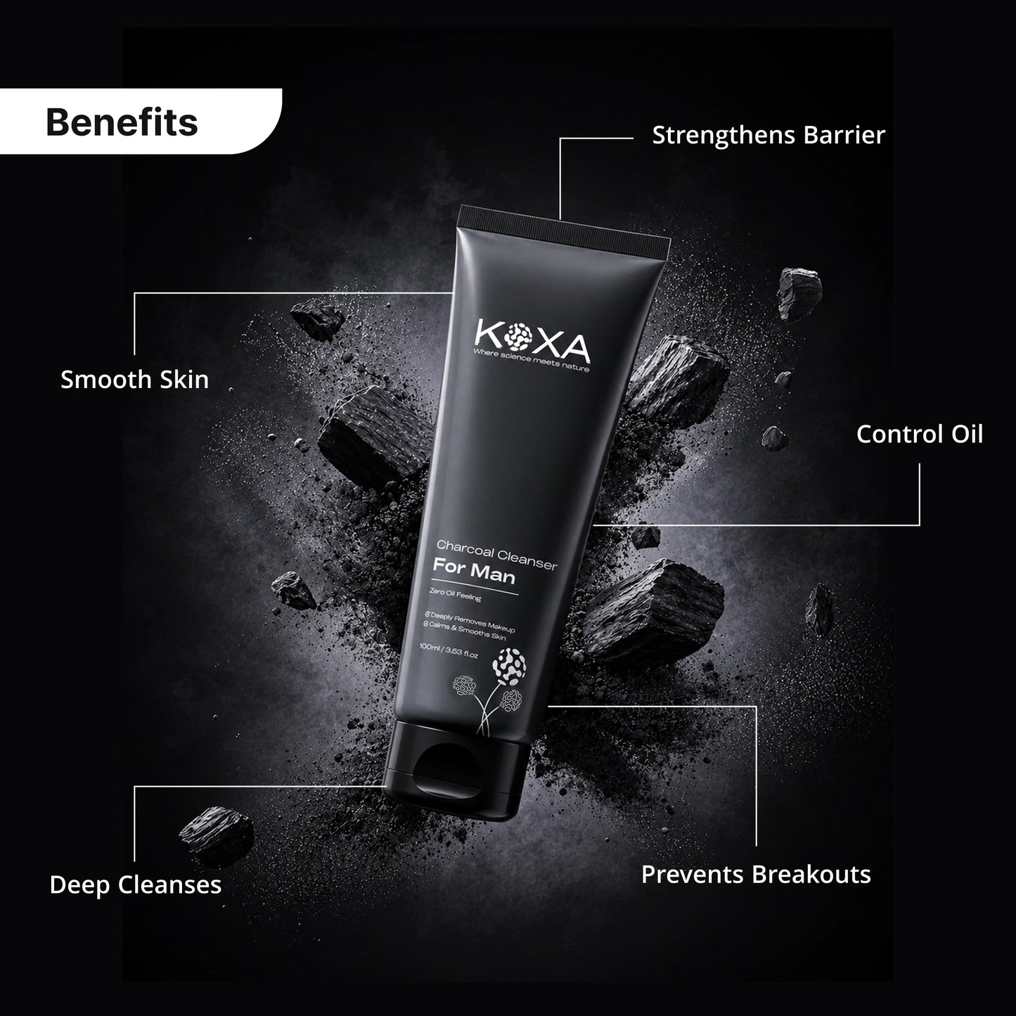 Charcoal Face Wash 100ml