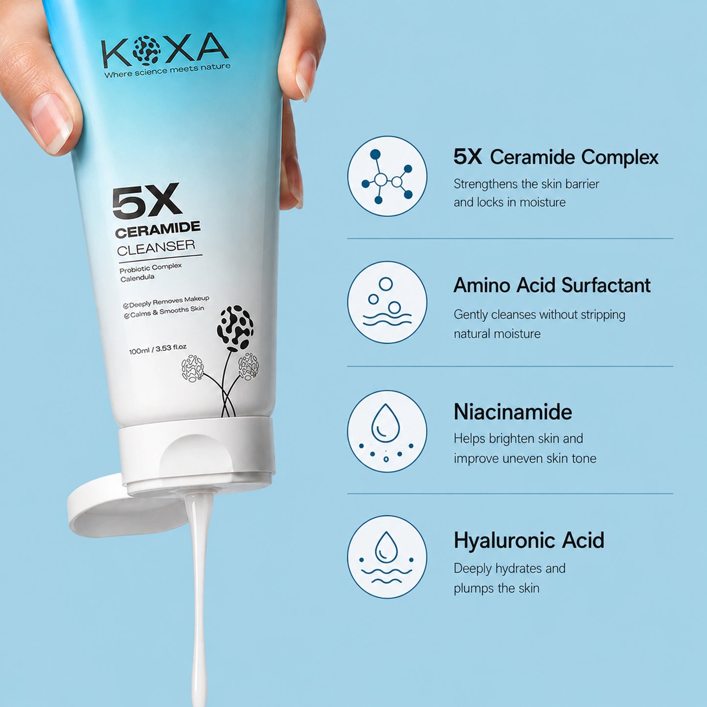 5X Ceramide Face Wash 100ml