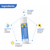 SPF 50 PA+++ Natural Lip Balm for Dry & Discolored Lips