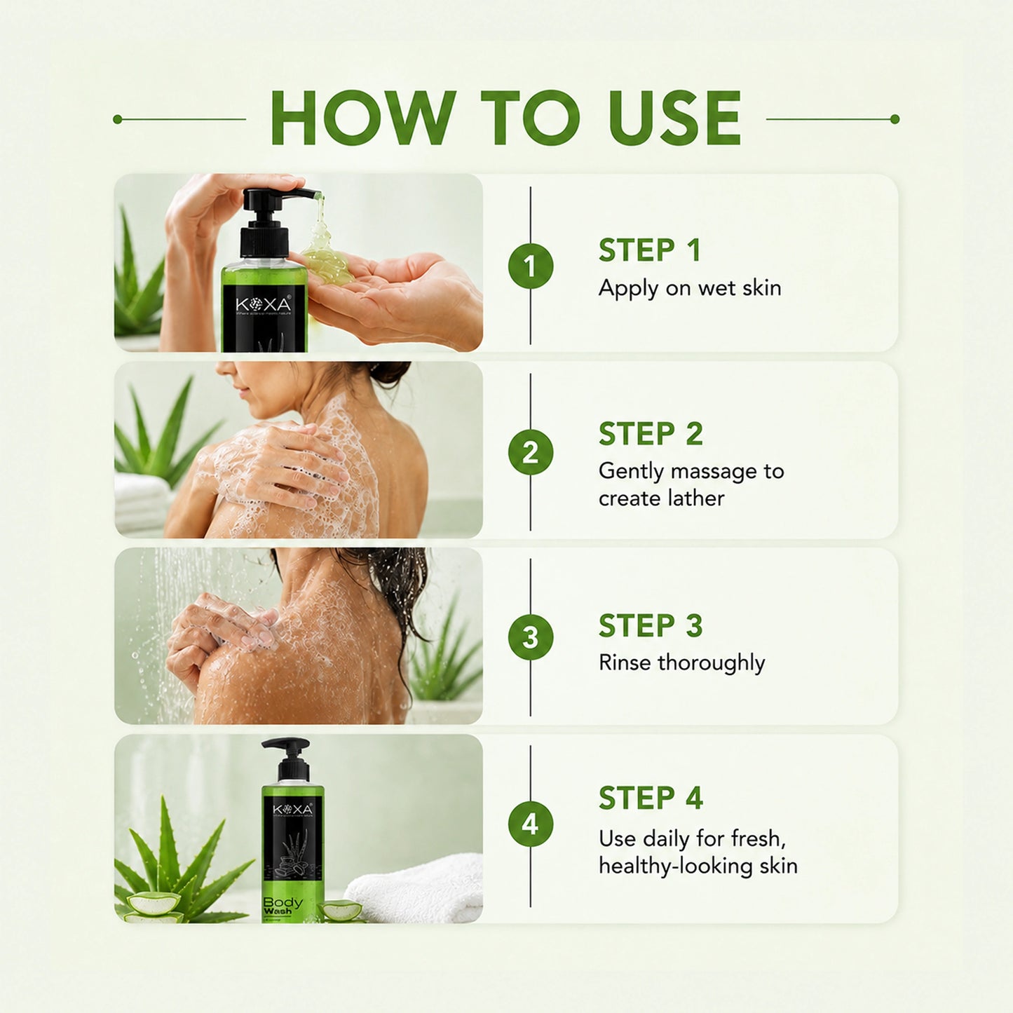 Aloe Vera Body Wash 200ml