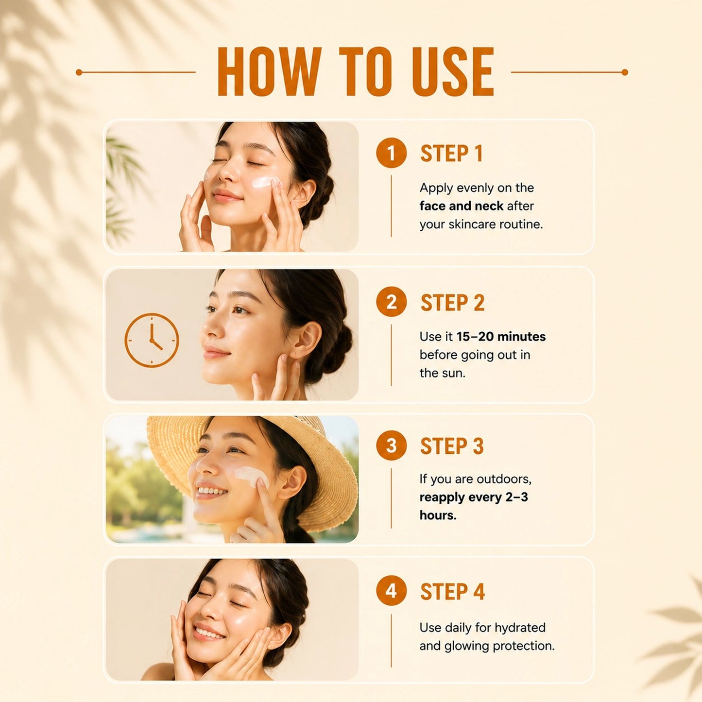 Moisturising Sunscreen SPF 50 PA++++ 50g